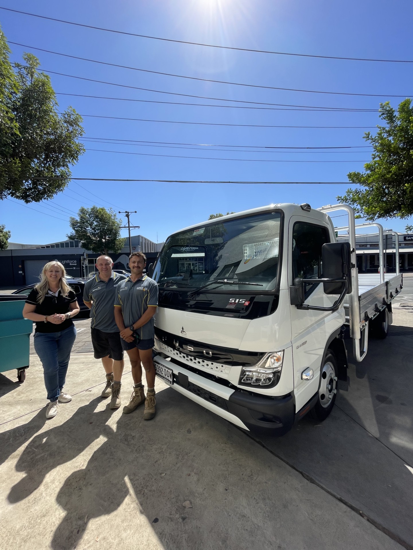 Built Ready Fuso Canter 515 Wide Cab with Alloy Tray